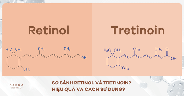 So Sánh Retinol Và Tretinoin? Hiệu Quả Và Cách Sử Dụng?