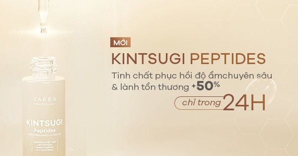 [Chính thức ra mắt] Kintsugi Peptides - Tinh Chất Phục Hồi độ ẩm chuyên sâu & lành tổn thương