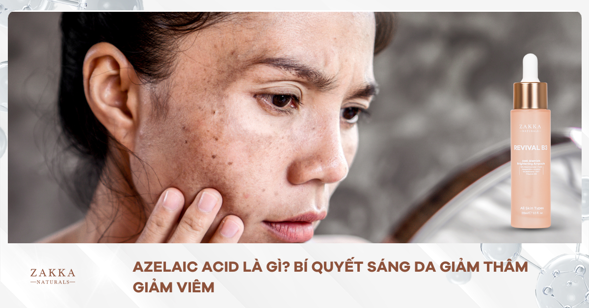 Azelaic Acid Là Gì? Bí Quyết Sáng Da Giảm Thâm Giảm Viêm