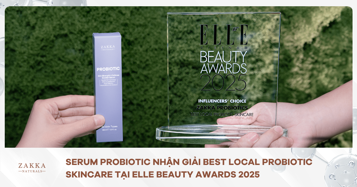 SERUM PROBIOTIC NHẬN GIẢI BEST LOCAL PROBIOTIC SKINCARE TẠI ELLE BEAUTY AWARDS 2025