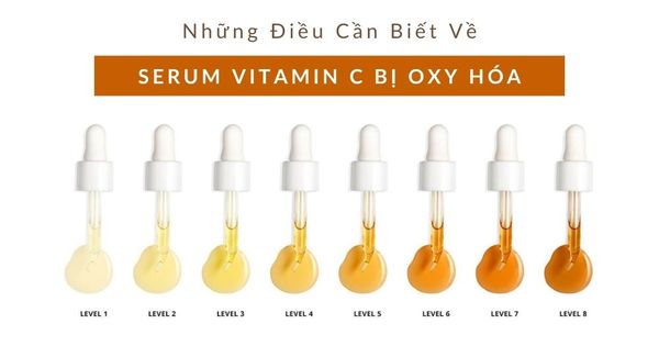 Những điều cần biết về Serum Vitamin C bị oxy hóa