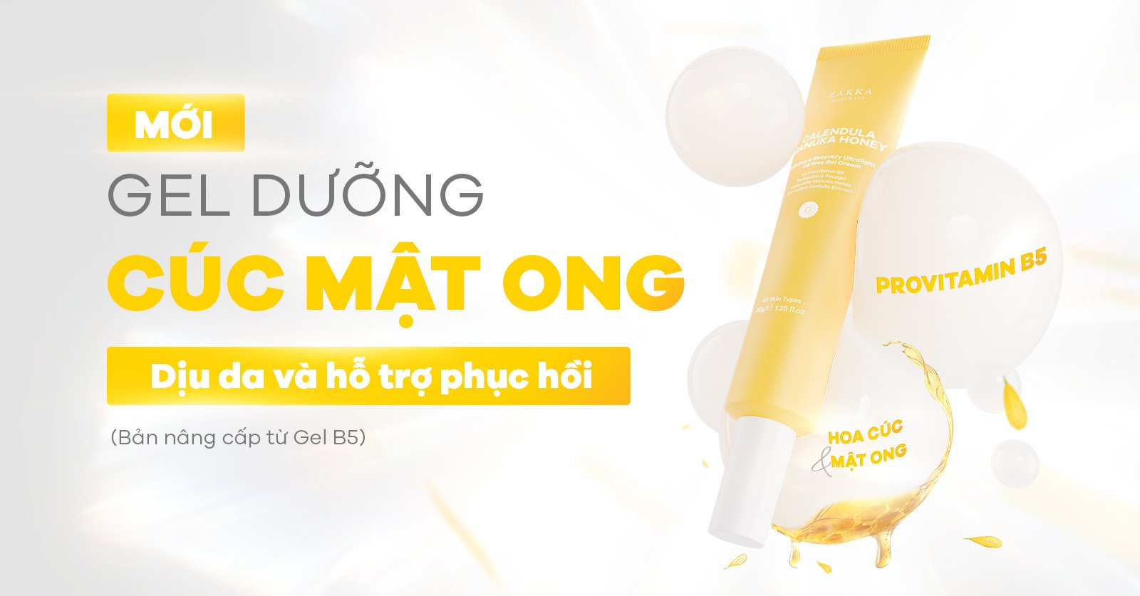 [MỞ BÁN CHÍNH THỨC GEL DƯỠNG CÚC MẬT ONG] PHIÊN BẢN CẢI TIẾN MỚI TỪ GEL CREAM B5