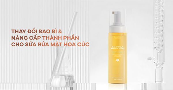 [Thông báo] Thay Đổi Bao Bì & Nâng Cấp Thành Phần Cho Sữa Rửa Mặt Hoa Cúc