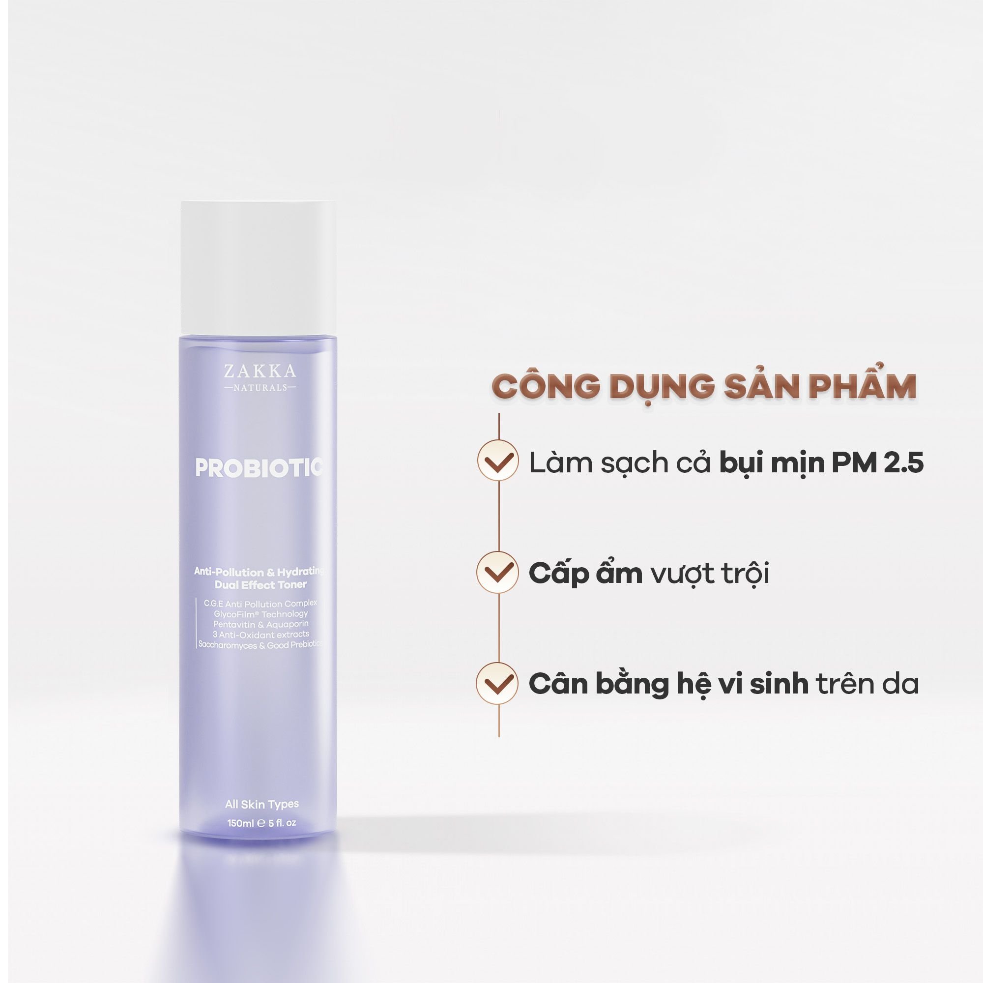 Công dụng nổi bật của Toner Probiotic Dual Effect