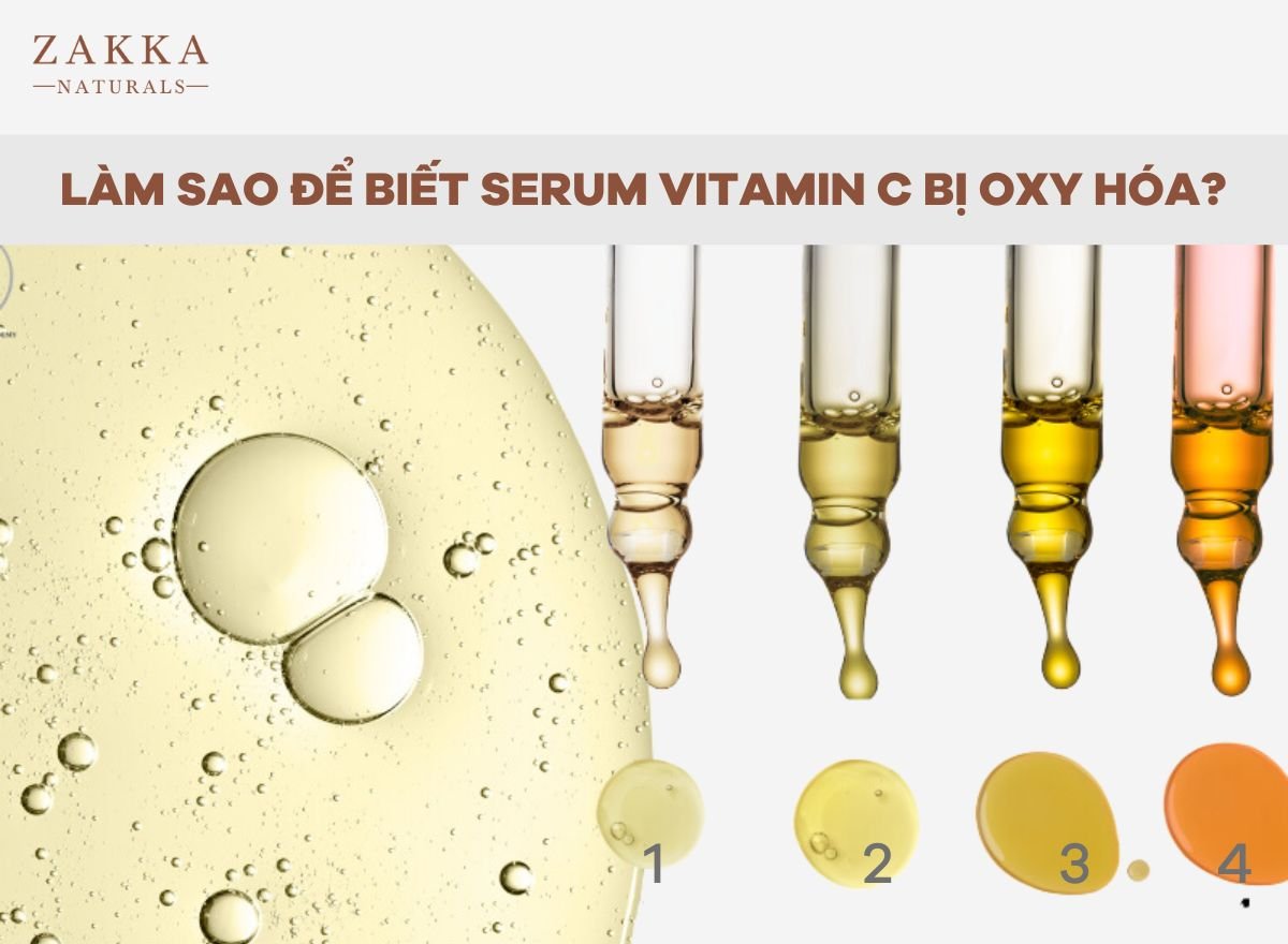 Có Nên Dùng Serum Vitamin C Bị Oxy Hóa?