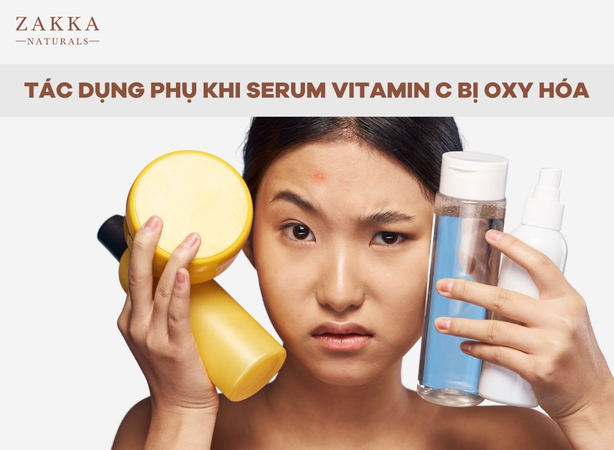 Có Nên Dùng Serum Vitamin C Bị Oxy Hóa?