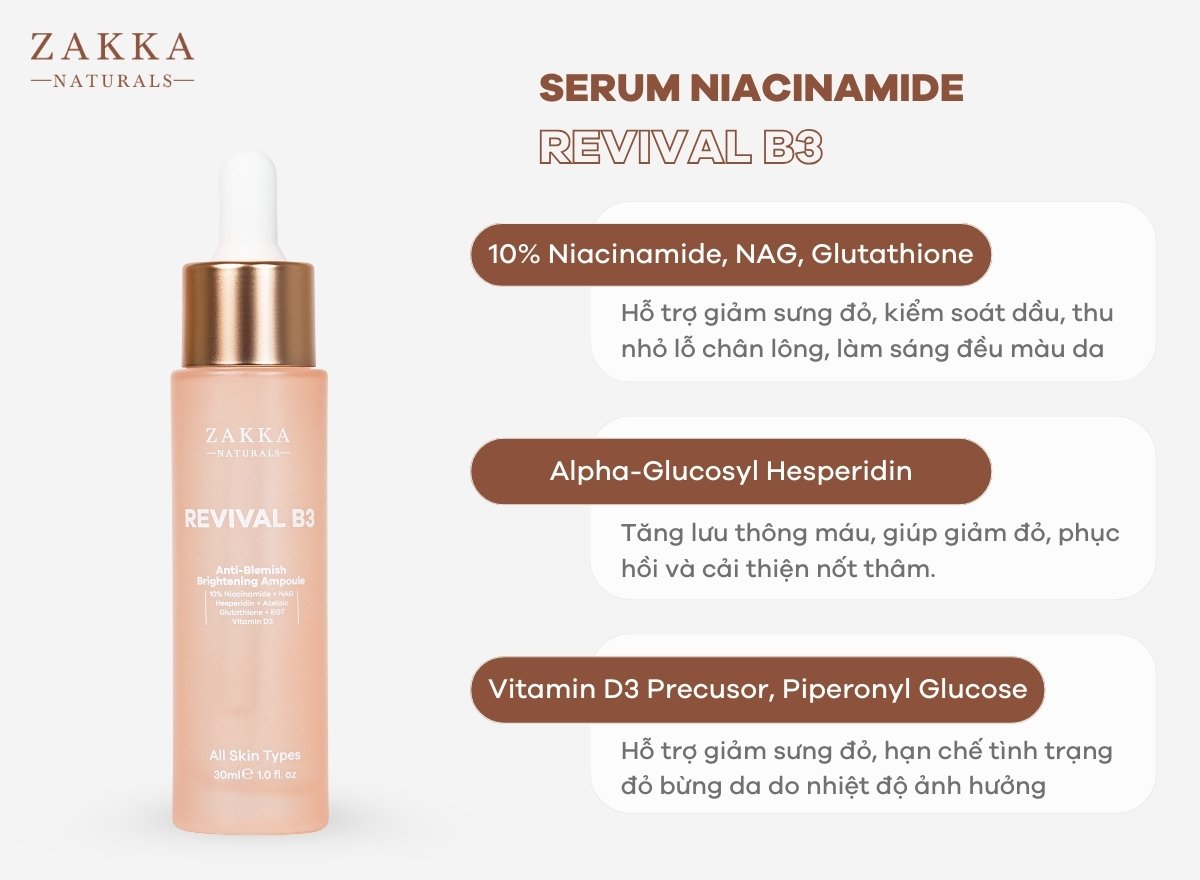 Niacinamide và Azelaic Acid