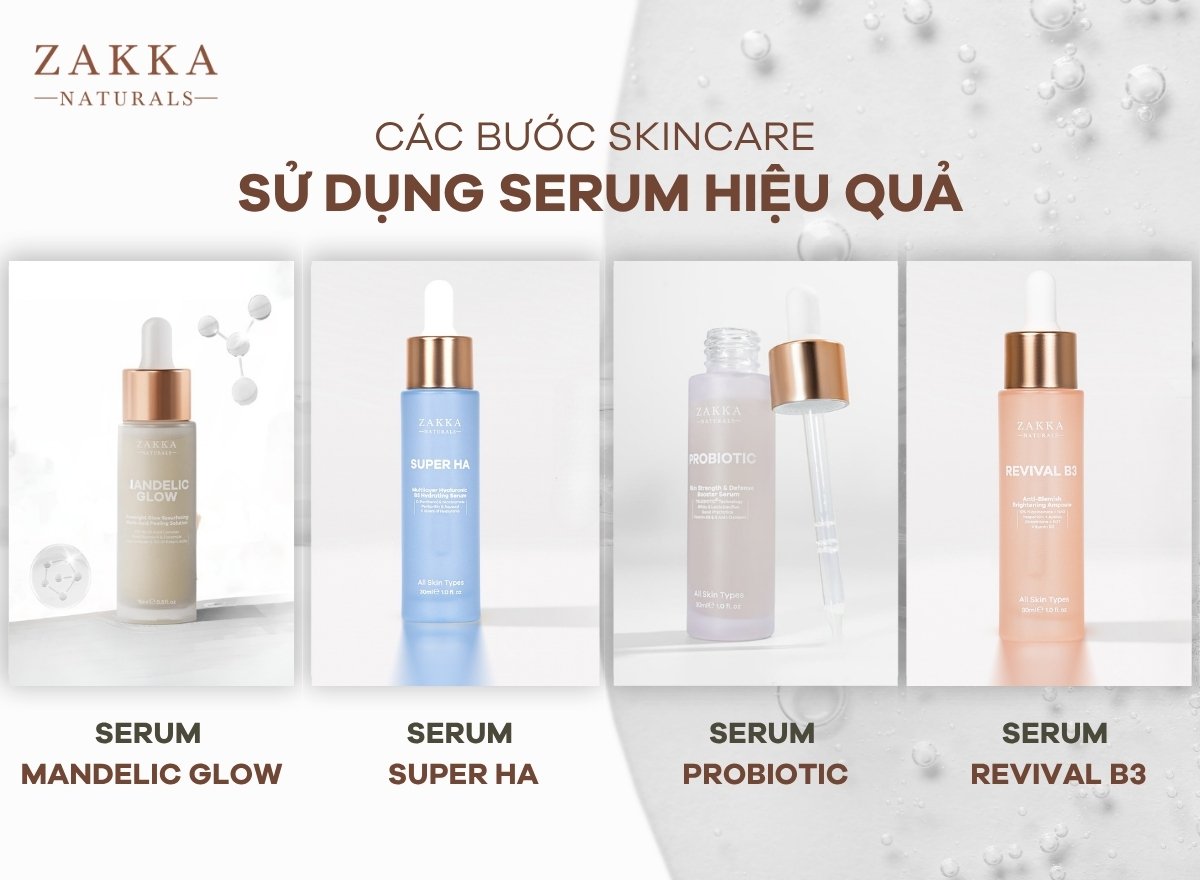 Nên dùng serum mấy lần 1 ngày? Và tần suất sử dụng phù hợp