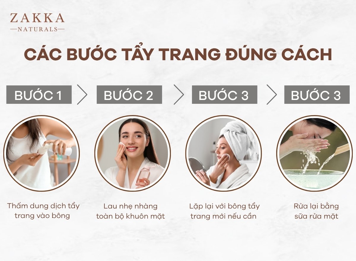 Giải đáp: 1 ngày nên tẩy trang mấy lần giúp da sạch, đẹp