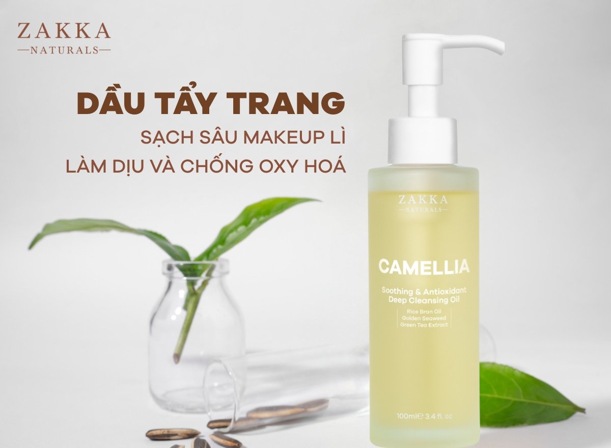 Dầu Tẩy Trang Camellia Cho Da Dầu Mụn