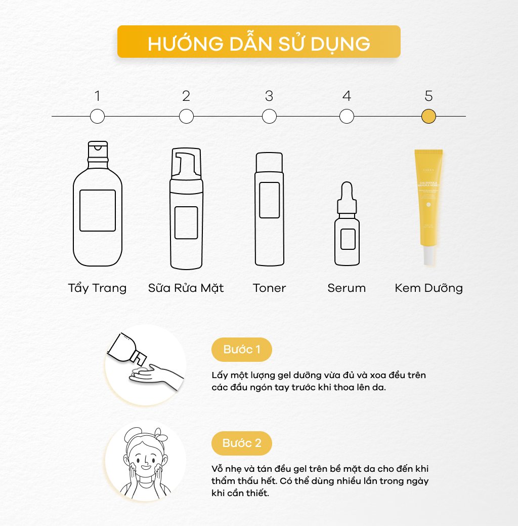 Gel dưỡng Cúc Mật Ong dịu da và hỗ trợ phục hồi