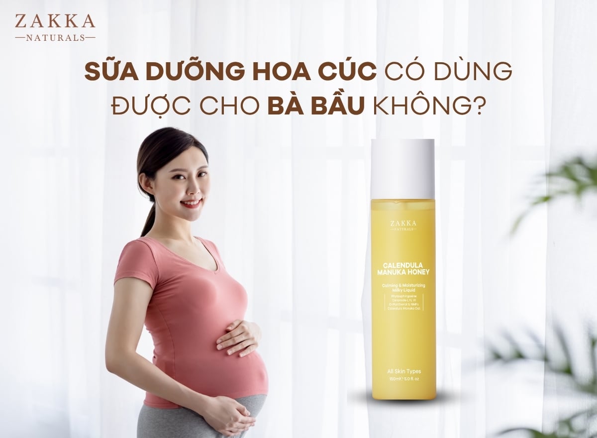 Sữa dưỡng Hoa Cúc Có Dùng Được Cho Bà Bầu Không?