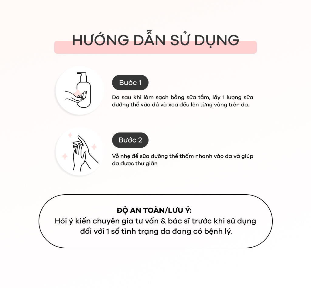 HƯỚNG DẪN SỬ DỤNG LOTION CAMELLIA