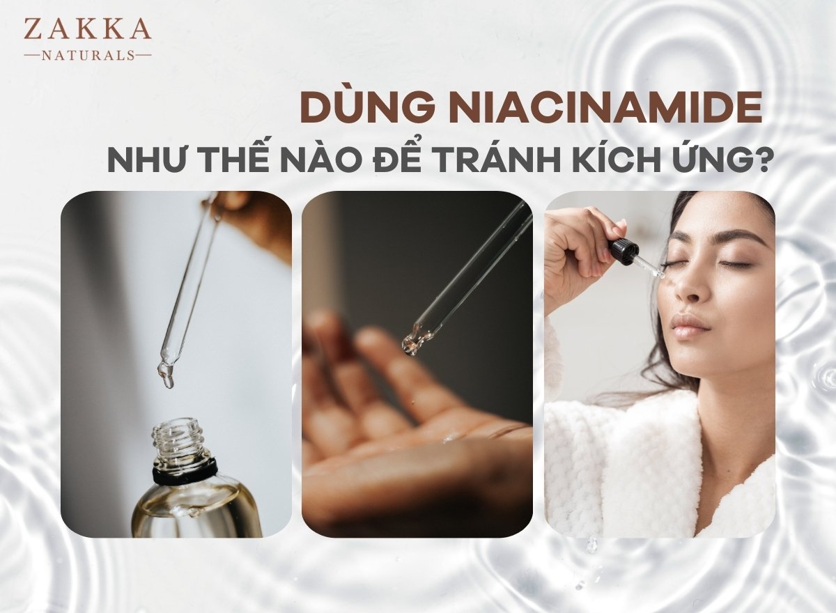 Dùng Niacinamide bị lên mụn
