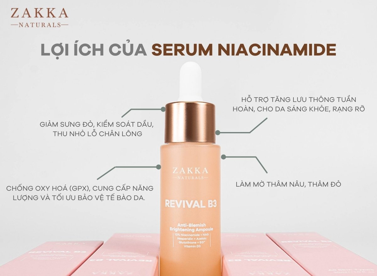 Công dụng và cách dùng Serum Niacinamide hiệu quả