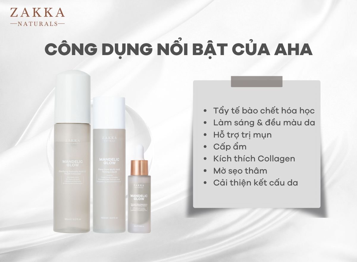 Kết hợp Niacinamide và AHA có tác dụng gì và dùng thế nào?