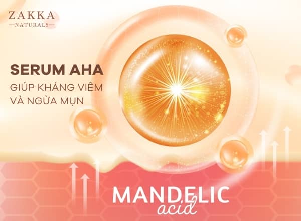 Serum AHA Giúp Kháng Viêm Và Ngừa Mụn Hiệu Quả