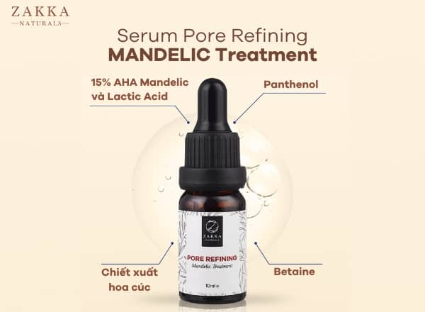 Serum Mandelic Zakka Naturals Pore Refining Mandelic Treatment