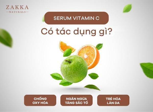 Serum Vitamin C Có Tác Dụng Gì?