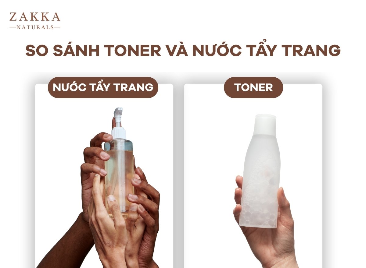 Toner có phải là nước tẩy trang không?