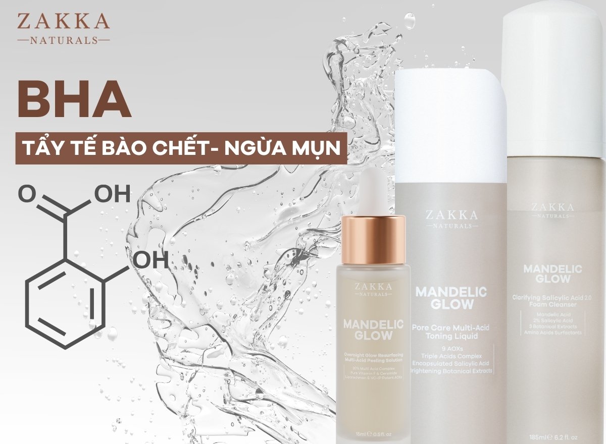 BHA và Niacinamide có tác dụng gì? Kết hợp như thế nào?