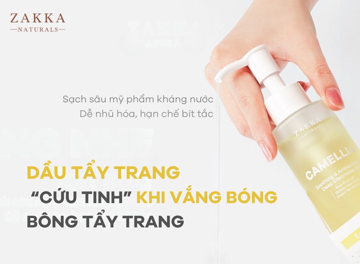 Cách tẩy trang khi không có nước tẩy trang hiệu quả