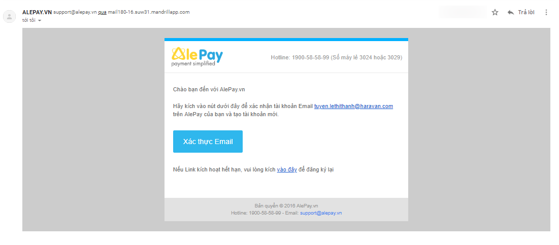 Hướng dẫn kết nối thanh toán online qua cổng AlePay
