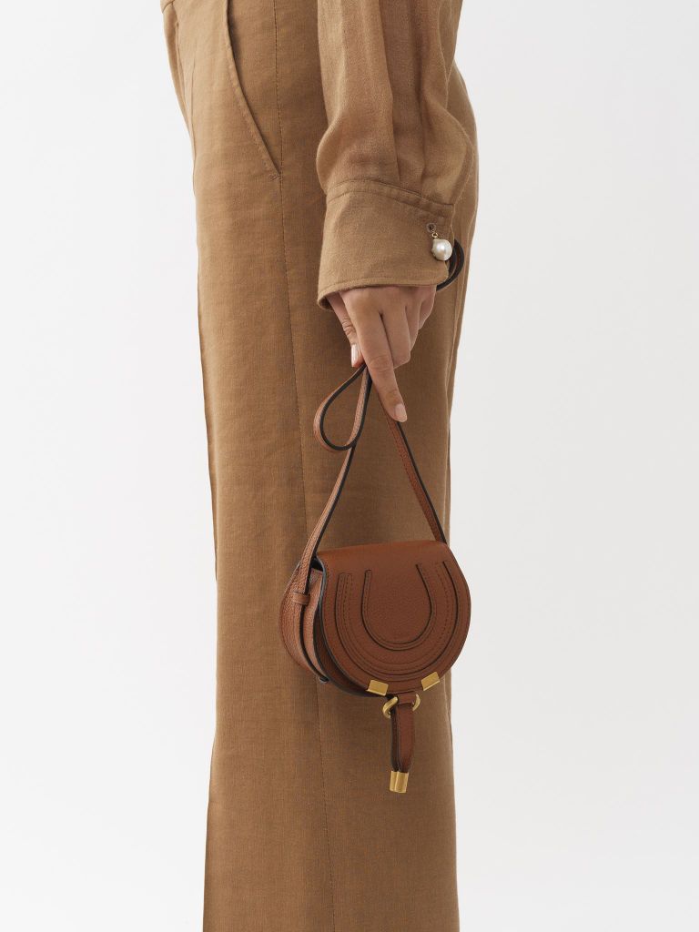 Marcie Nano Saddle Bag Mới nhất của Chloé 2022