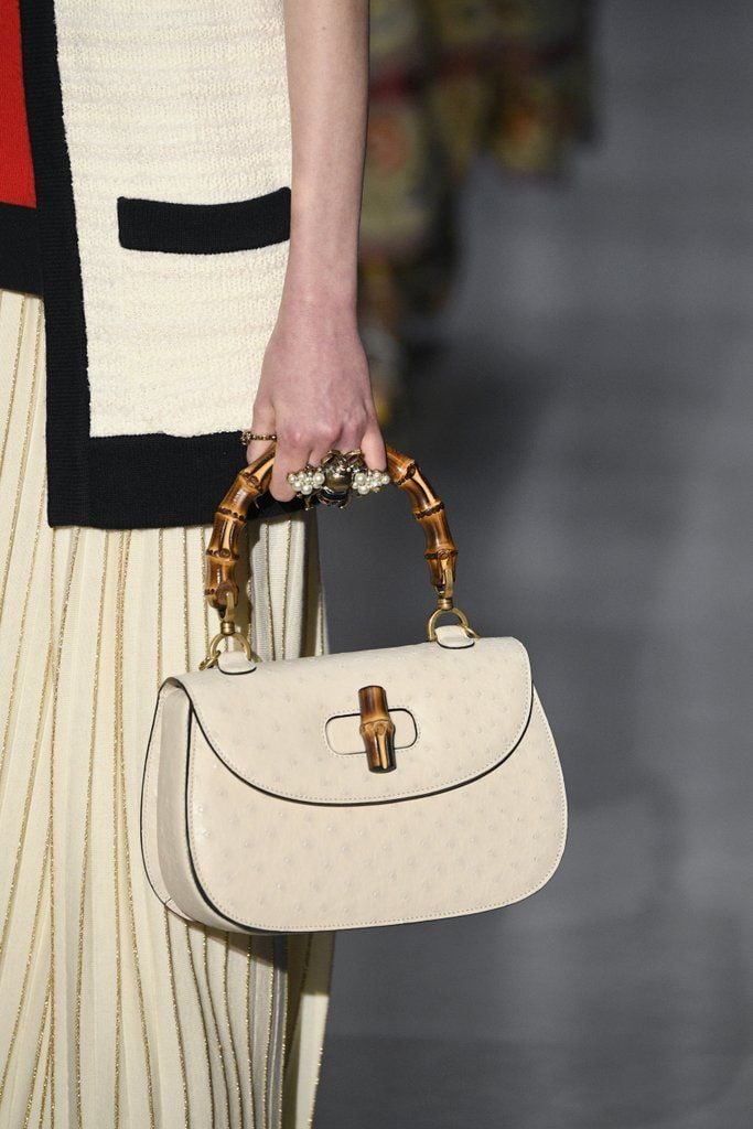 Gucci small top handle bag with Bamboo