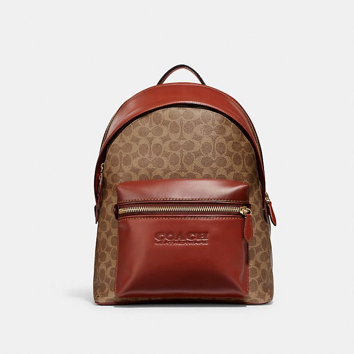 Túi Charter backpack in signature canvas