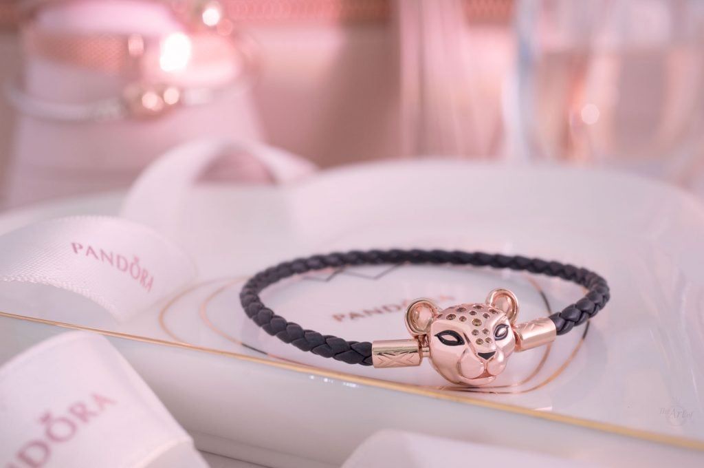 Vòng da Pandora Rose Sparkling Lion Princess