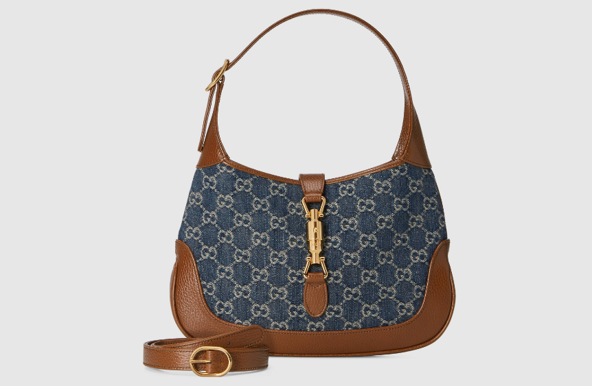 Túi Gucci Jackie 1961 Small GG Jacquard Denim