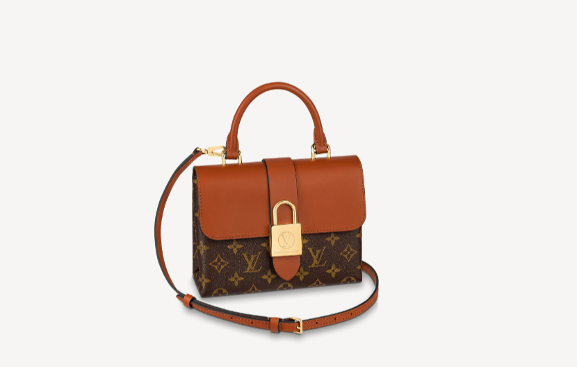 Túi Louis Vuitton Locky BB Monogram Canvas Nâu