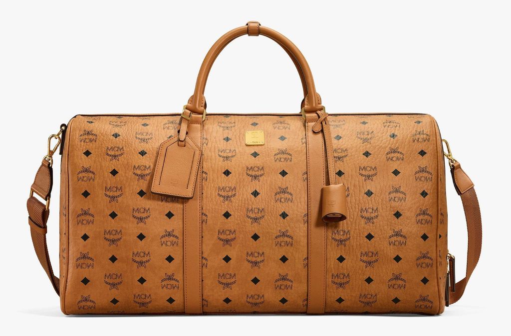 Túi MCM Traveler Weekender In Visetos