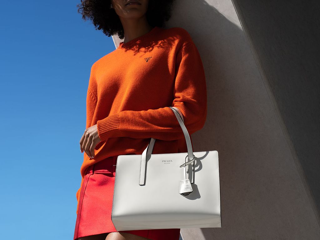 Túi Prada Re-Edition 1995 brushed-leather medium