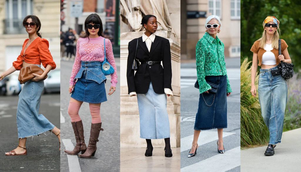 Những mẫu chân váy denim tốt nhất đầu năm 2022