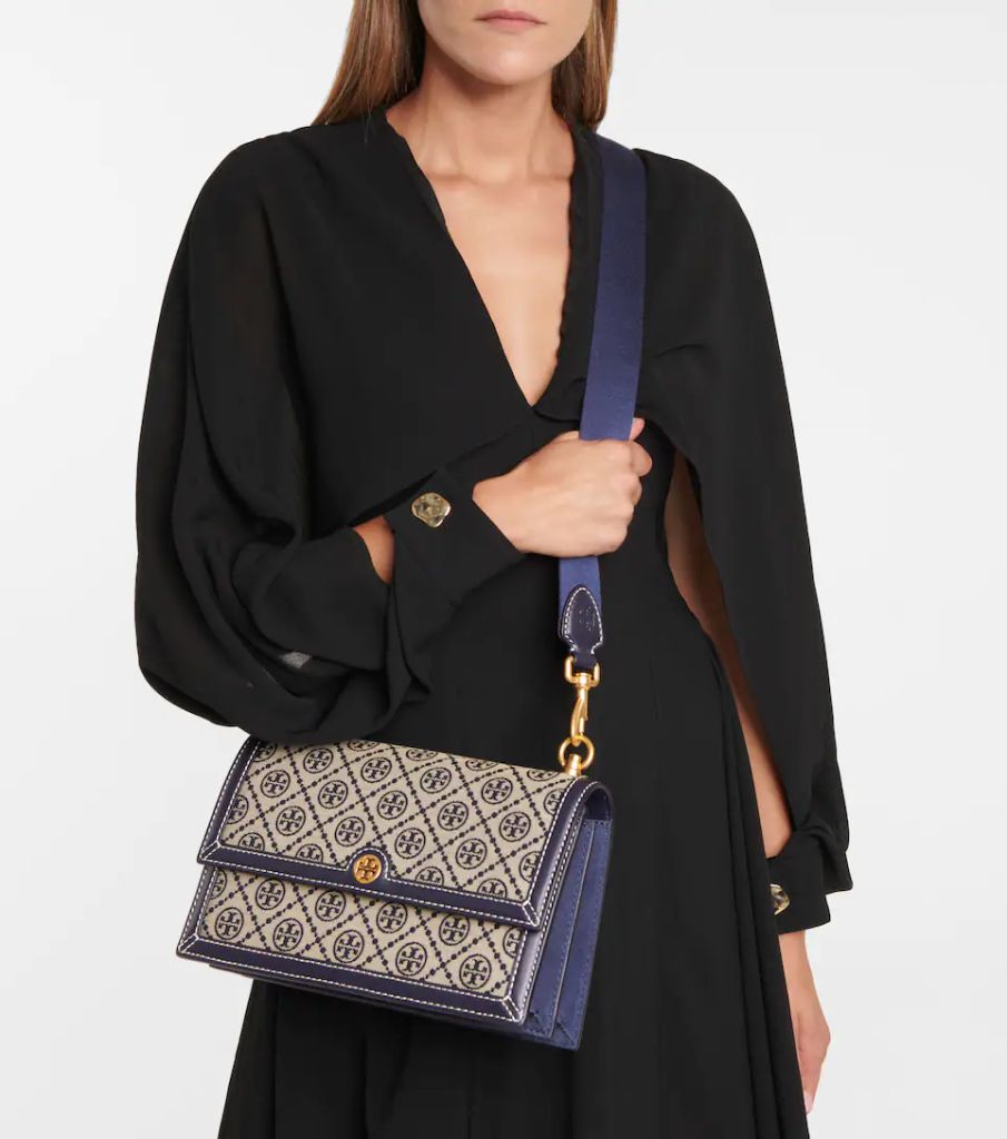 Túi đeo vai Tory Burch T Monogram Jacquard