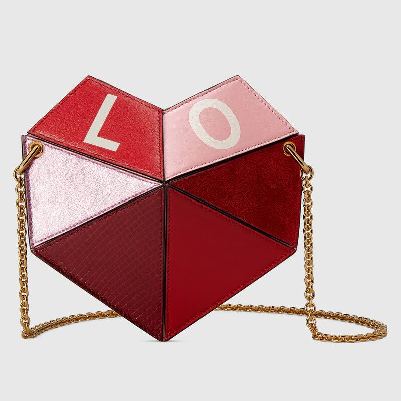 Gucci Valentine's Day small heart bag