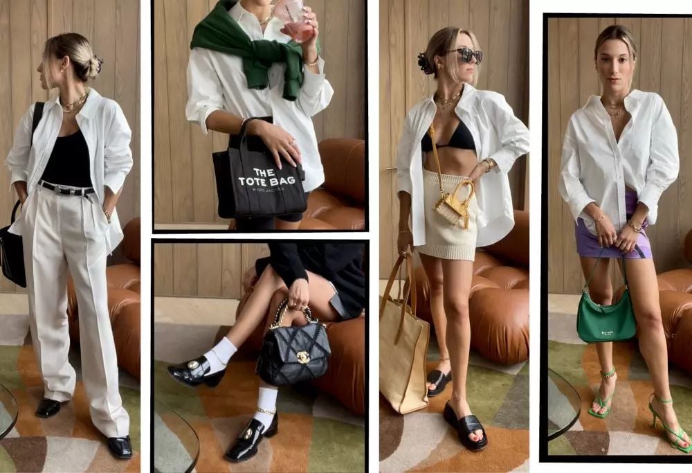 5 cách diện áo sơ mi trắng đơn giản và tiện lợi
