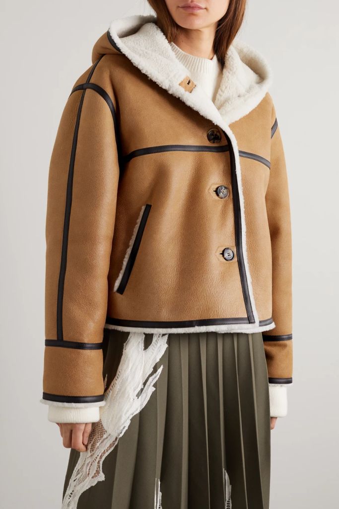Những mẫu áo khoác shearling nổi bật tháng 2