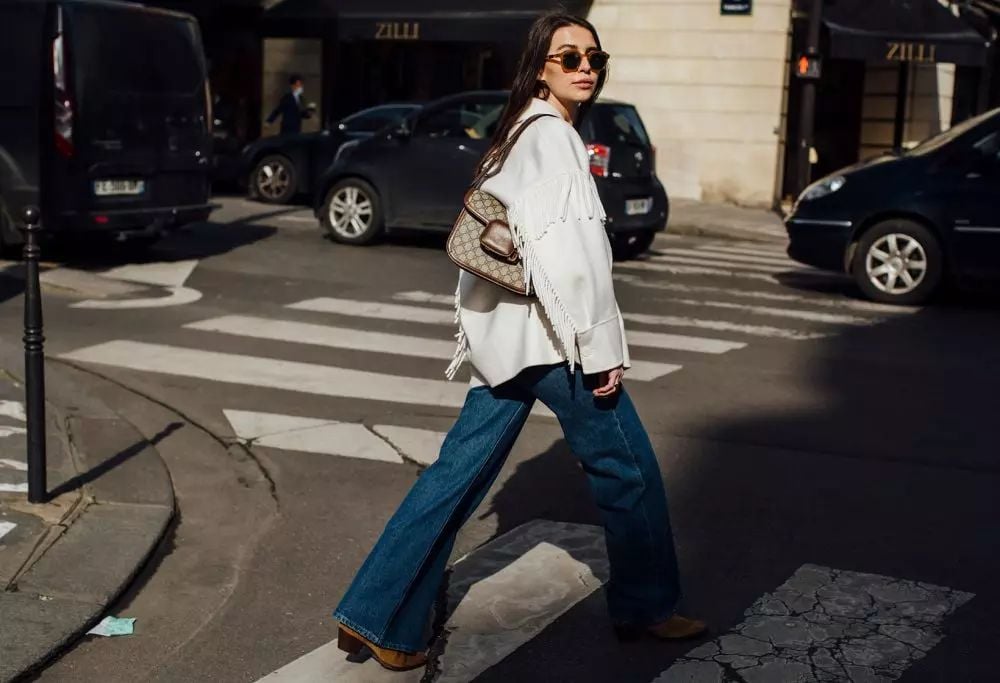 Top quần jean mang phong cách retro hot trend