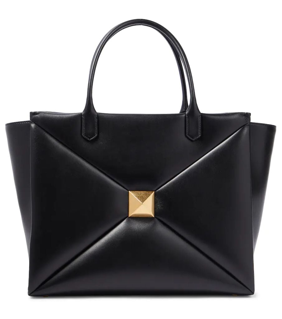 VALENTINO GARAVANI One Stud Large leather tote