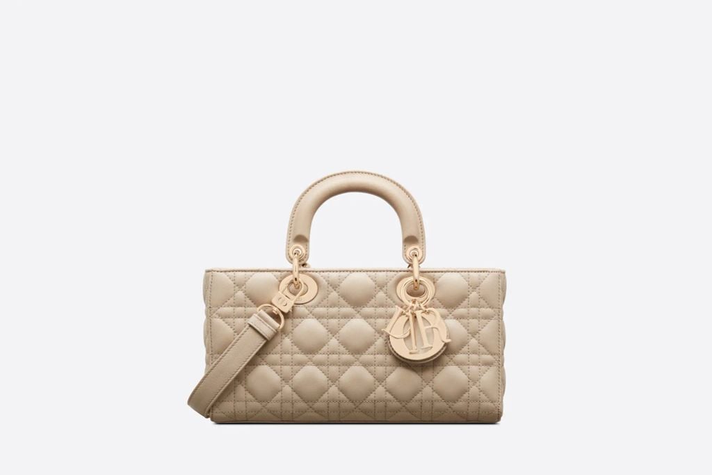 Review Lady Dior D-JOY Bag Natural Cannage