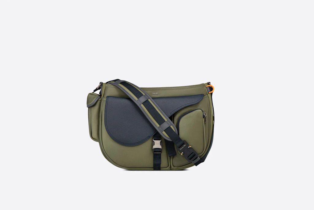 Dior and Sacai Saddle Soft Bag