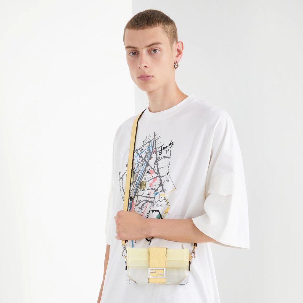 Túi xách Fendi Yellow Baguette Trunk Mini