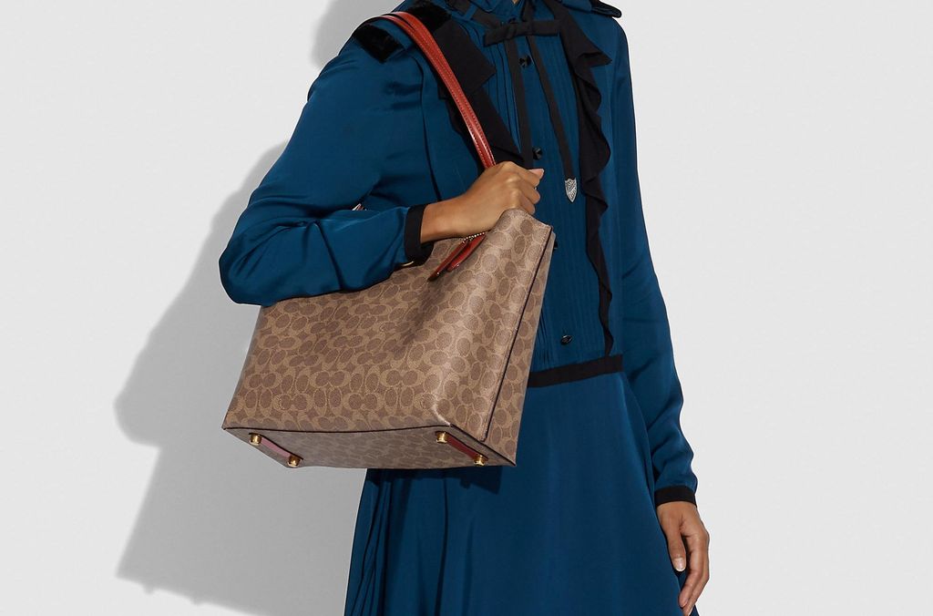 Túi Coach Willow Tote In Signature Canvas