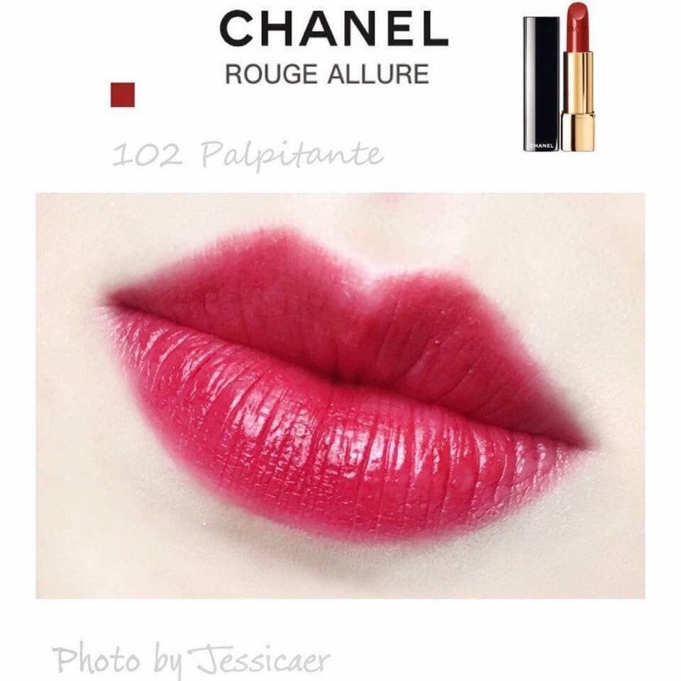 Son Chanel Rouge Allure Màu 102 Palpitante Giá Rẻ  Thế Giới Son Môi