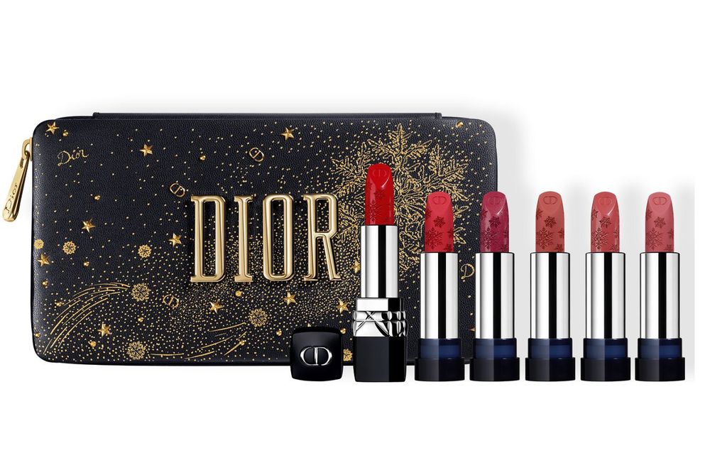 Set Son Dior Rouge Limited Edition 4 Màu Kèm Clutch  Radiant Hollywood  Beauty Center