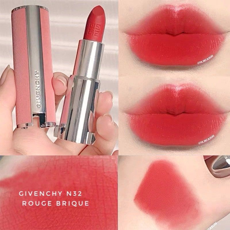Son Givenchy Le Rouge Deep Velvet 32 Rouge Brique – Thế Giới Son Môi