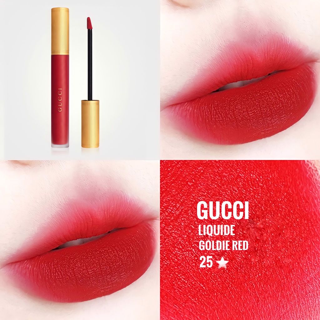 Son Kem Gucci 25 Goldie Red – Thế Giới Son Môi
